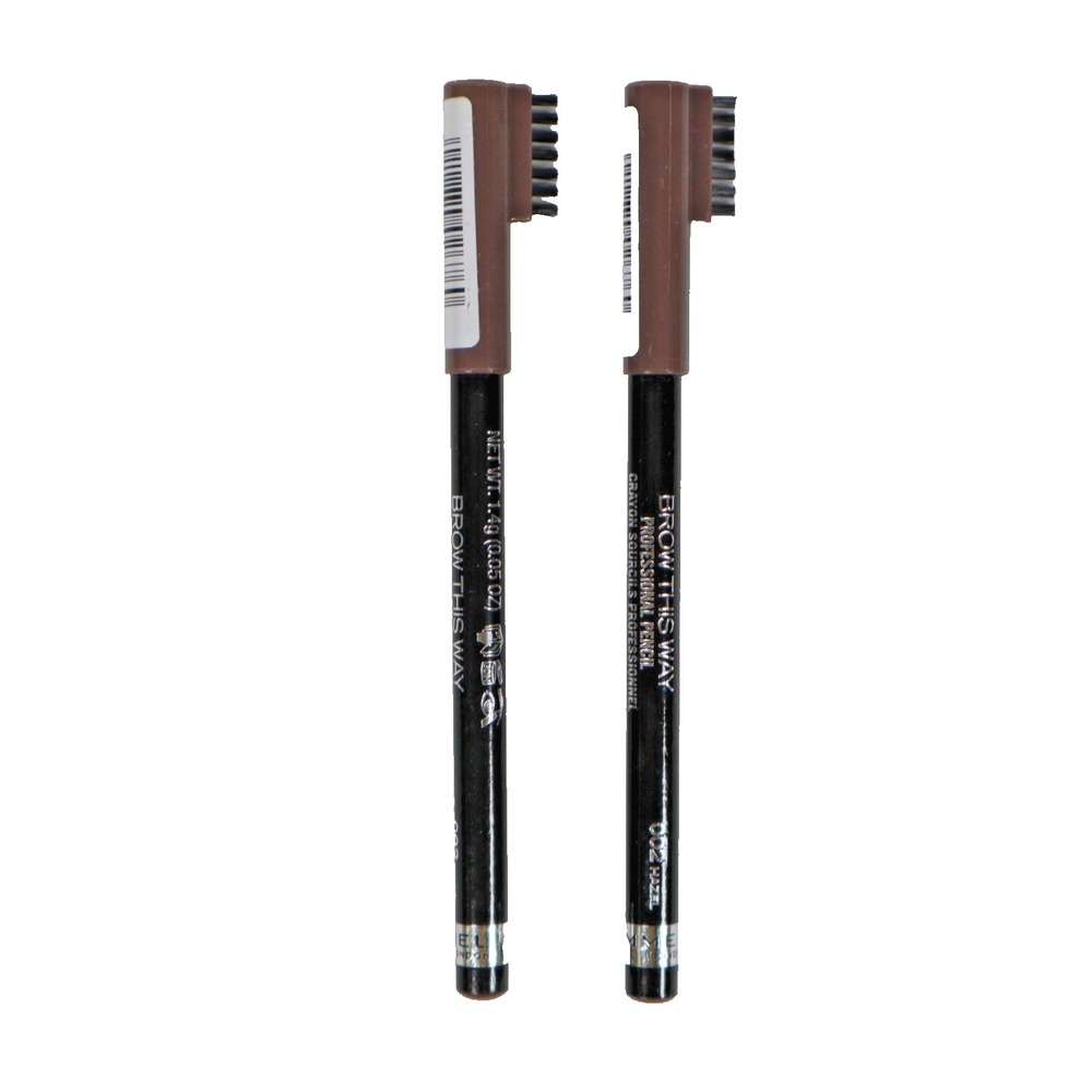 2 PACK Rimmel London Professional Eyebrow Pencil - 002 Hazel, 1.4 g